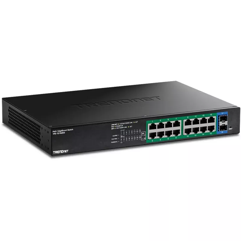 Valdomas jungiklis Trendnet TPE-TG182ES 16 prievadų Gigabit Ethernet PoE