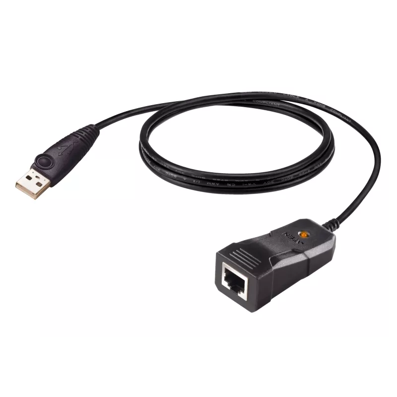 ATEN UC232BF nuoseklusis laidas juodas 1,2 m USB Type-A RJ-45