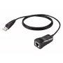 ATEN UC232BF nuoseklusis laidas juodas 1,2 m USB Type-A RJ-45
