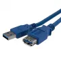 StarTech.com 1 m mėlynas SuperSpeed USB 3.0 ilginimo laidas A - A, vyriška / moteriška