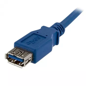 StarTech.com 1 m mėlynas SuperSpeed USB 3.0 ilginimo laidas A - A, vyriška / moteriška