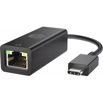 HP USB-C į RJ45 adapteris, USB Type-C, RJ-45, vyriškas, juodas, verslo, Windows 10, Windows 7, Windows 8, Windows 8.1
