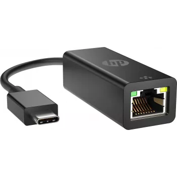 HP USB-C į RJ45 adapteris, USB Type-C, RJ-45, vyriškas, juodas, verslo, Windows 10, Windows 7, Windows 8, Windows 8.1