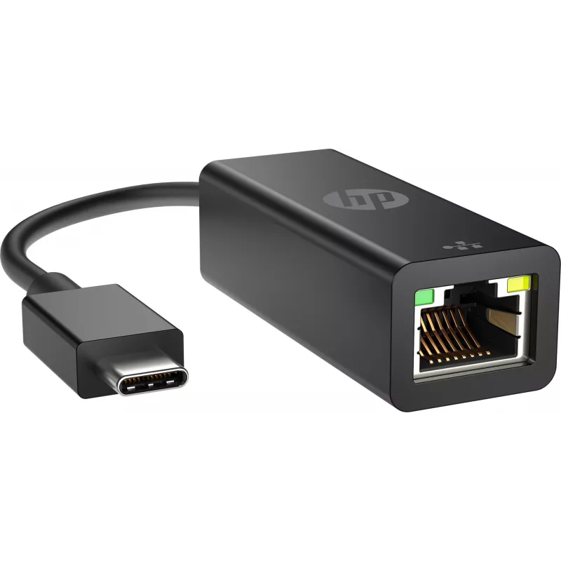 HP USB-C į RJ45 adapteris, USB Type-C, RJ-45, vyriškas, juodas, verslo, Windows 10, Windows 7, Windows 8, Windows 8.1