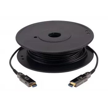ATEN 10M True 4K HDMI Active Optical kabelis, 10 m, HDMI Type D (Micro), HDMI Type D (Micro), 3D, 18 Gbit/s, Juoda