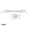HDMI kabelis ATEN VE7834A 60m Type-A Type-D 18 Gbit/s juodas