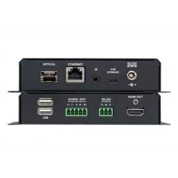 AV siųstuvas ir imtuvas ATEN VE883AK2 True 4K HDMI optimis prailgintuvas 4K@300m 10km
