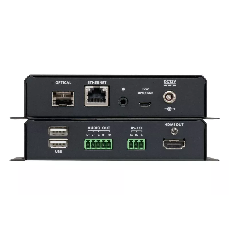AV siųstuvas ir imtuvas ATEN VE883AK2 True 4K HDMI optimis prailgintuvas 4K@300m 10km