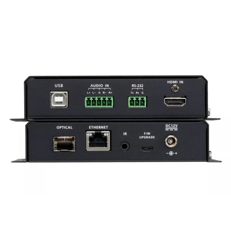 AV siųstuvas ir imtuvas ATEN VE883AK2 True 4K HDMI optimis prailgintuvas 4K@300m 10km