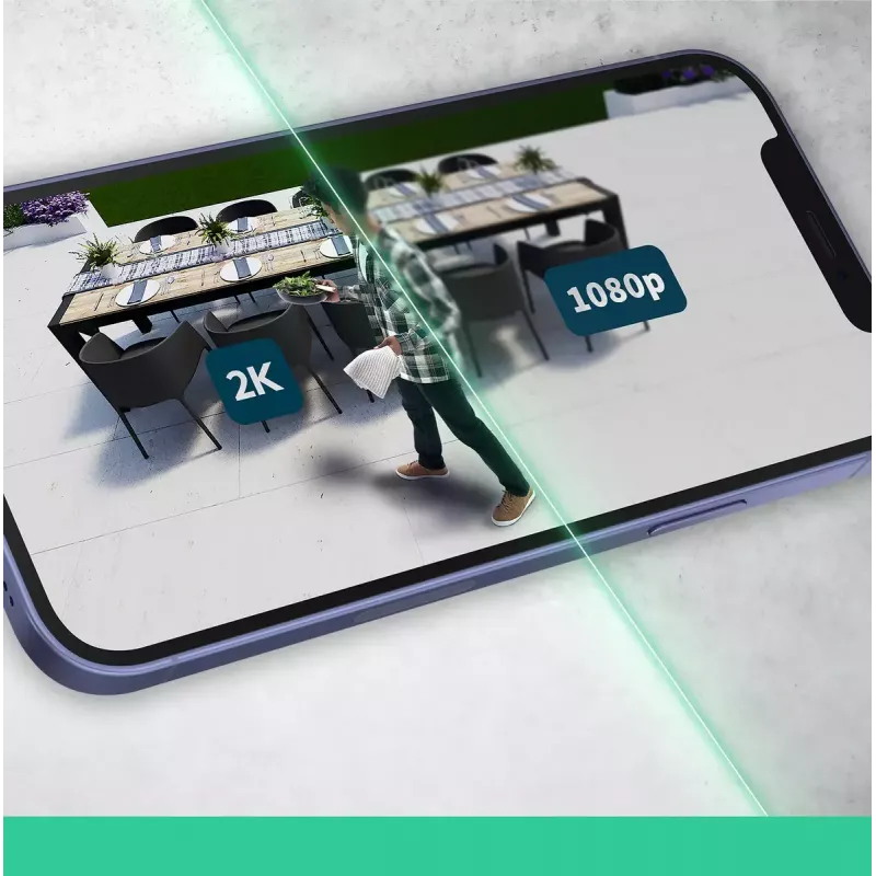 IP stebėjimo kamera Arlo Essential 2K 2560 x 1440 belaidė, vidaus ir lauko