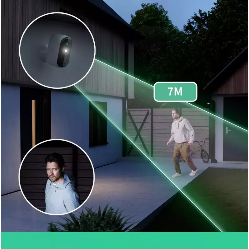 IP stebėjimo kamera Arlo Essential 2K 2560 x 1440 belaidė, vidaus ir lauko