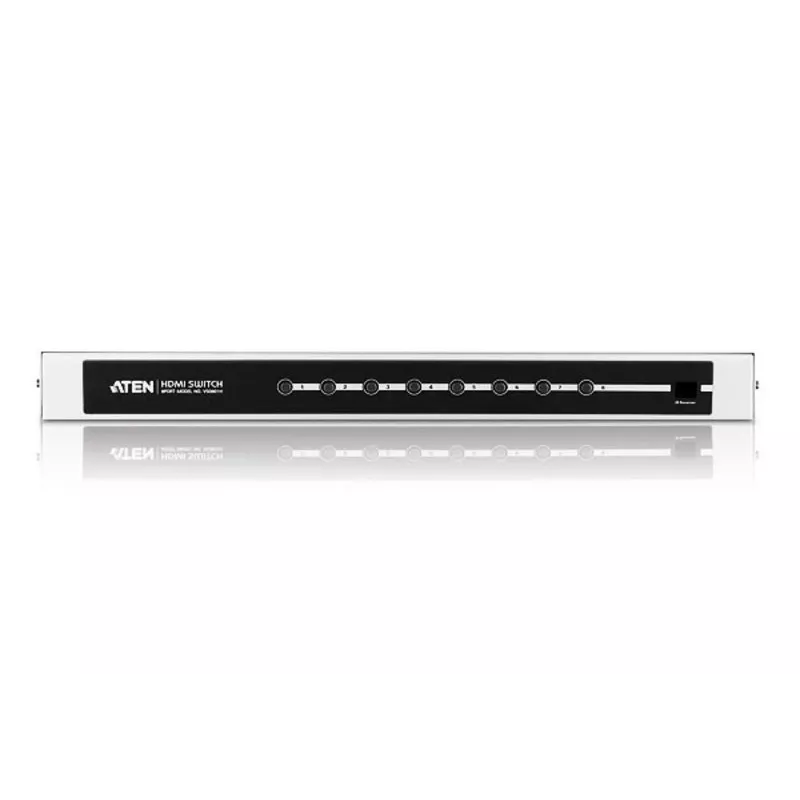 ATEN 8 prievadų HDMI garso/vaizdo perjungiklis su IR nuotolinio valdymo pultu