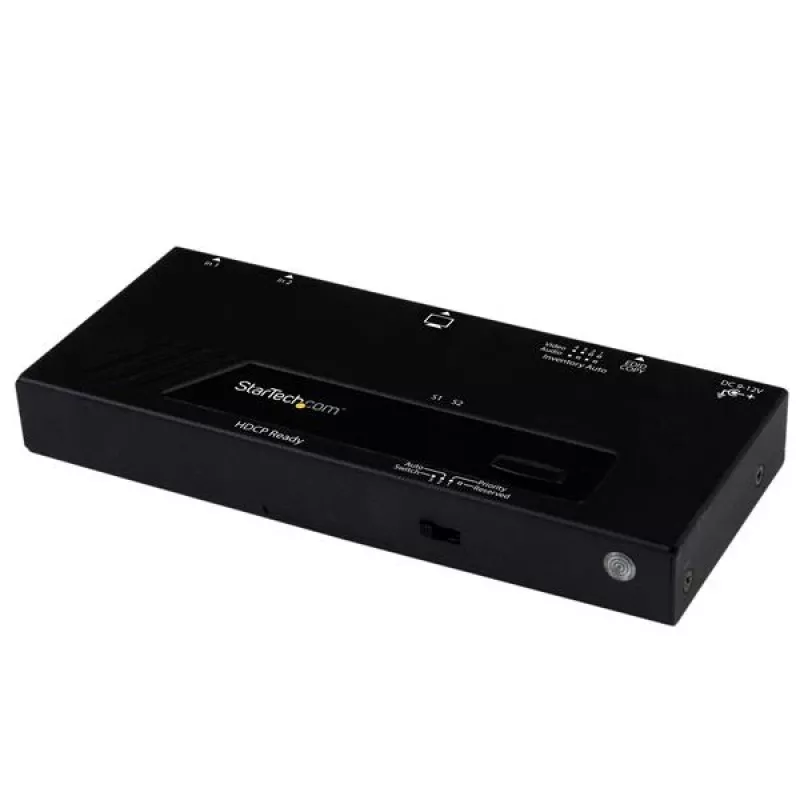 „StarTech.com“ 2 prievadų HDMI jungiklis su automatiniu ir prioritetiniu perjungimu – 1080p