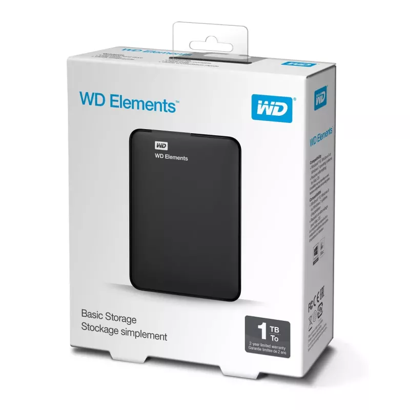 Išorinis kietasis diskas Western Digital 1 TB 3.2 Gen 1 WD Elements Portable