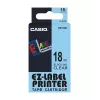 Etikečių gamybos juosta Casio XR-18X1 juoda ant permatomo pagrindo