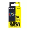 Etikečių gamybos juosta Casio XR-18YW1 Juoda ant geltono