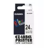 Etikečių gamybos juosta Casio XR-24WE1 juoda ant balto