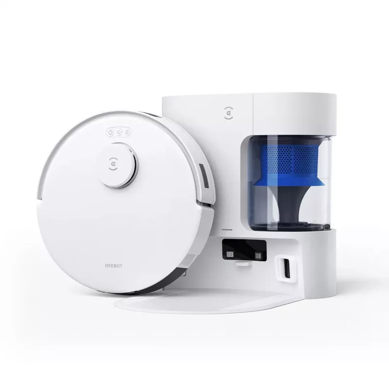 Robot vacuums ECOVACS DEEBOT N20e PLUS balta — 2-in-1 siurbimas ir plovimas