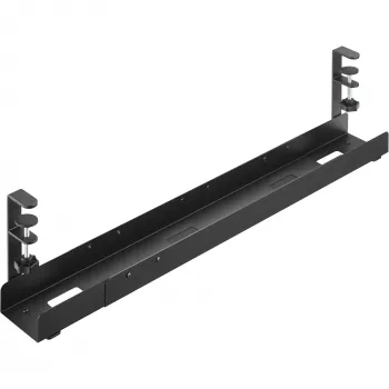 InLine Universal kabelių kreipiamoji 3 lygių (80/100/120 cm) tvirtinimui po stalu, juoda