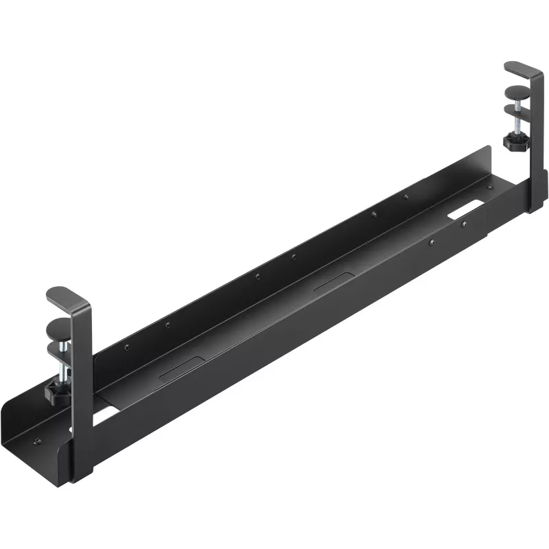 InLine Universal kabelių kreipiamoji 3 lygių (80/100/120 cm) tvirtinimui po stalu, juoda
