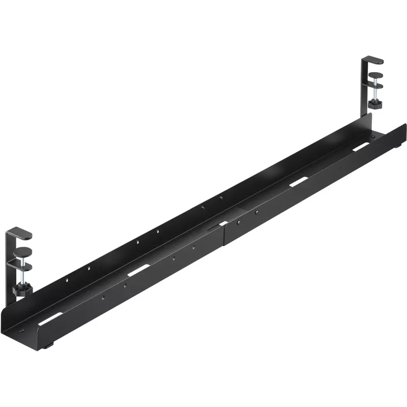 InLine Universal kabelių kreipiamoji 3 lygių (80/100/120 cm) tvirtinimui po stalu, juoda