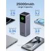 Ugreen 25000mAh 200W greito įkrovimo išorinė baterija, pilka