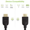 Techly ICOC HDMI2-4-050T HDMI laidas 5 m HDMI Type A (Standard) Juoda