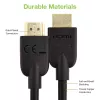 Techly ICOC HDMI2-4-050T HDMI laidas 5 m HDMI Type A (Standard) Juoda
