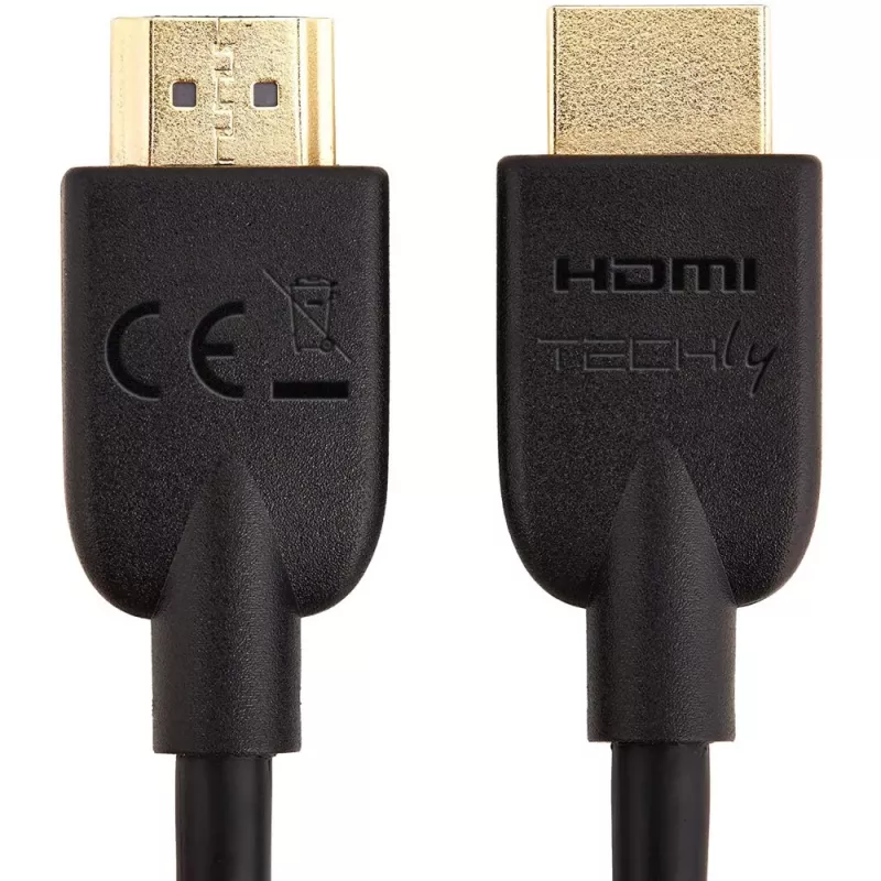 Techly ICOC HDMI2-4-050T HDMI laidas 5 m HDMI Type A (Standard) Juoda