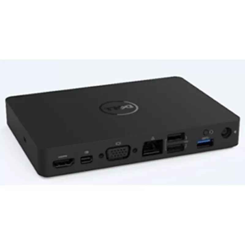 DELL WD15 180W Wired USB 3.2 Gen 1 (3.1 Gen 1) Type-C juoda