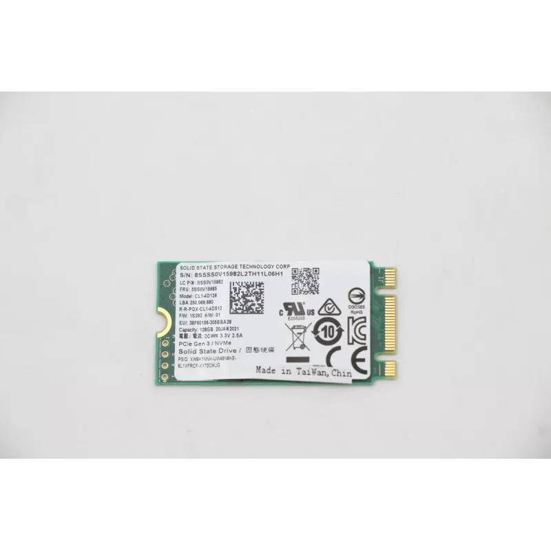 Lenovo 5SS0V15985 vidinis kietojo kūno diskas 128 GB M.2 PCI Express