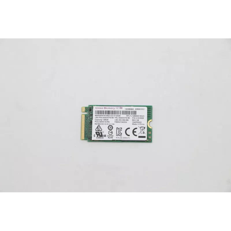 Lenovo 5SS0W76180 vidinis kietojo kūno diskas 128 GB U.2 PCI Express 3.0 NVMe