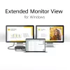 ACT USB-C 4K MST dokų stotelė 2 HDMI monitoriams, Ethernet, USB-C, 3x USB-A, PD perdavimu ir 1 metro nuimamu jungiamuoju kabeliu
