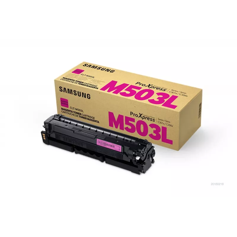 Tonerio kasetė Samsung CLT‑M503L Magenta, Originali, 1 vnt., lazerinis spausdinimas, 5000 puslapių našumas