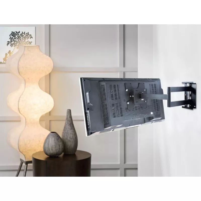 Techly sieninis laikiklis LCD LED 19-37'' pakreipiamas 2 šarnyrai juodas ICA-LCD 2923B