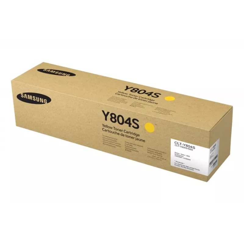 “Samsung CLT-Y804S” tonerio kasetė, 1 vnt., Originali, geltona