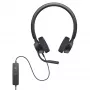 DELL Pro Stereo Headset - WH3022, laidinis, biurui / skambučių centrui, 96 g, ausinės, juodos