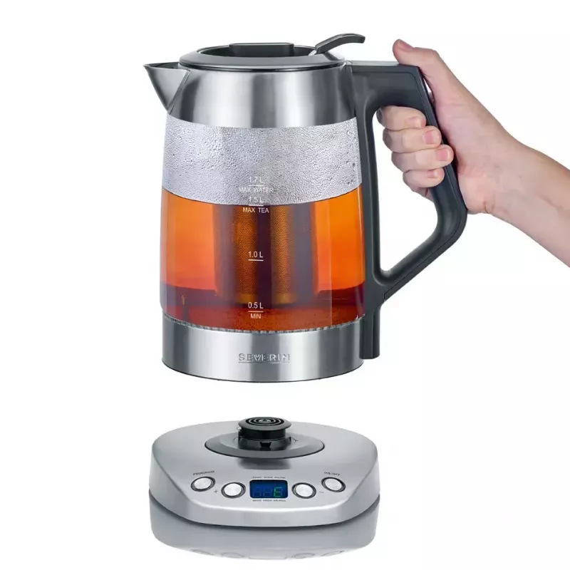 Elektrinis virdulys Severin 1,7 L 3000 W Juodas Nerūdijantis plienas