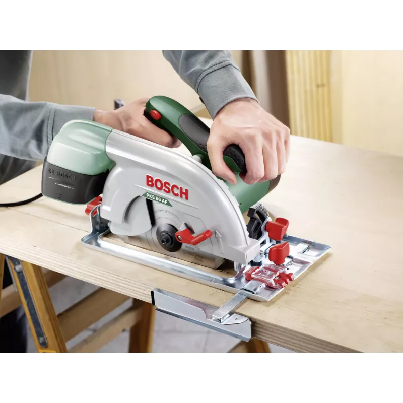 Bosch PKS 66 AF 19 cm žalias, raudonas, sidabrinis 5000 aps./min 1600 W