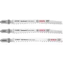 Bosch 2 608 900 549 siaurapjūklio / pjūklo / atbulinio pjūklo geležtė Jigsaw blade Bimetal 3 vnt.