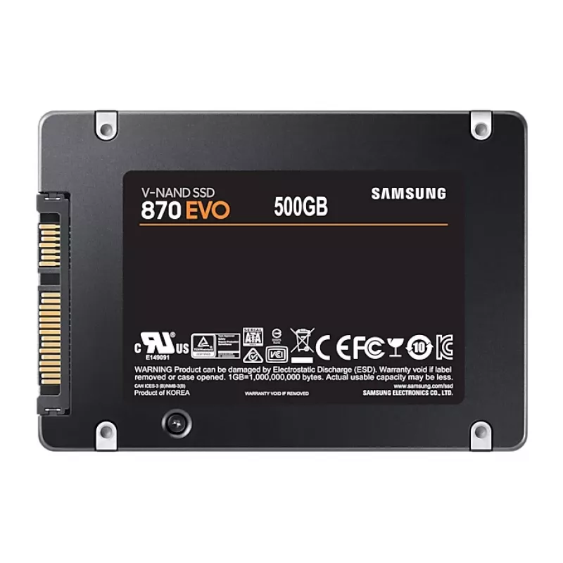 Samsung 870 EVO 500 GB 2.5 colio Serial ATA III V-NAND MLC
