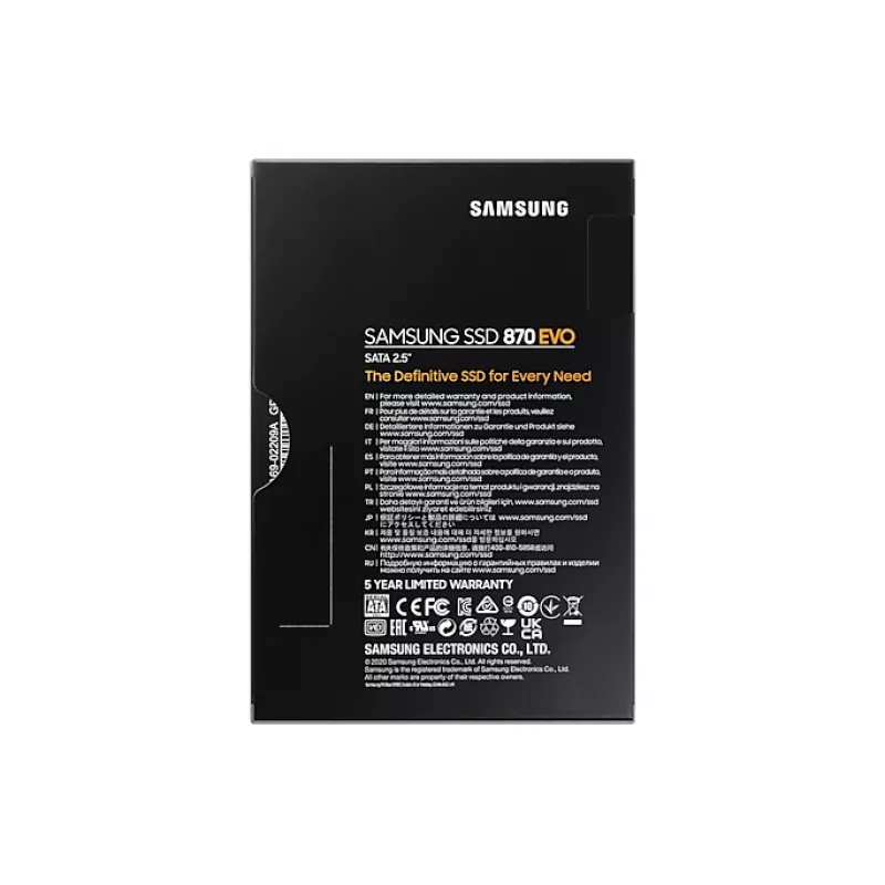 Samsung 870 EVO 500 GB 2.5 colio Serial ATA III V-NAND MLC
