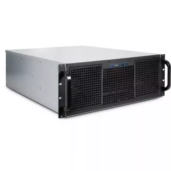 Server Case Inter-Tech 4U 40255 Rack Black, Grey