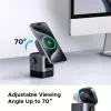 Įkroviklis UGREEN 45775 — vidaus belaidis greitasis kroviklis, universalus, 1× USB-C, juoda/pilka