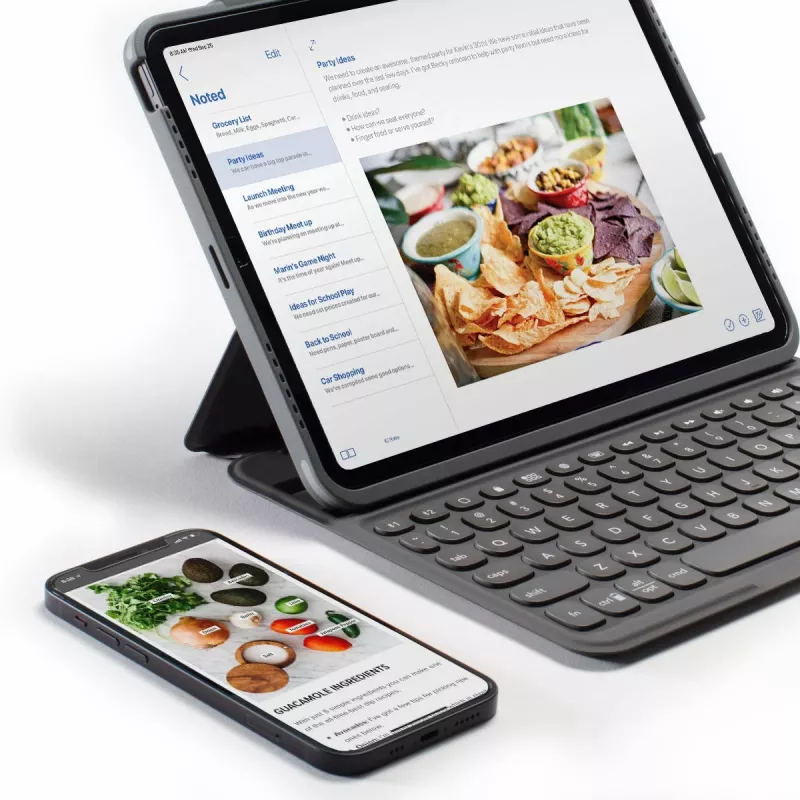 ZAGG Pro Keys klaviatūra universali Bluetooth QWERTY angliška pilka