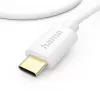 Hama 00201590 USB laidas USB 2.0 1 m USB C Baltas