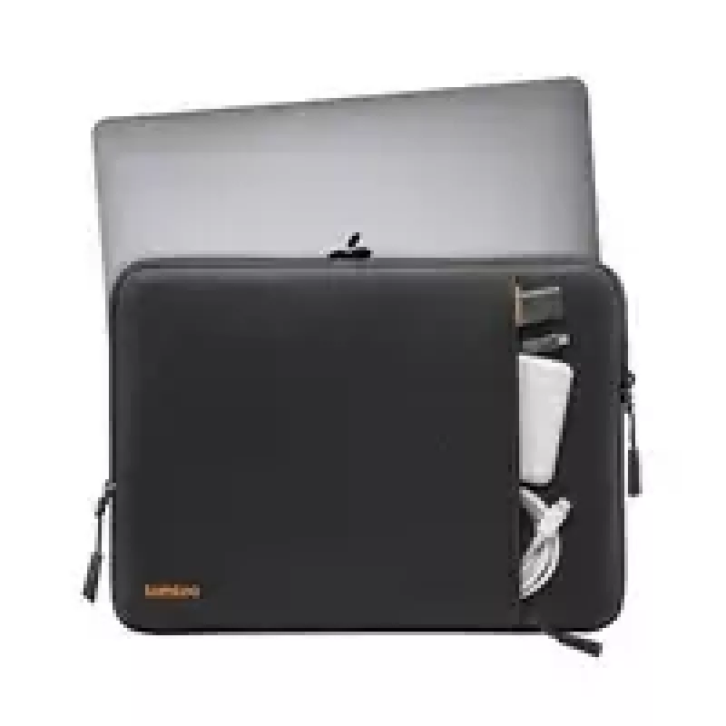 Dėklas tomtoc TOM-A13-E01D, skirtas 15–16 colių MacBook Pro, MacBook Air, juodas