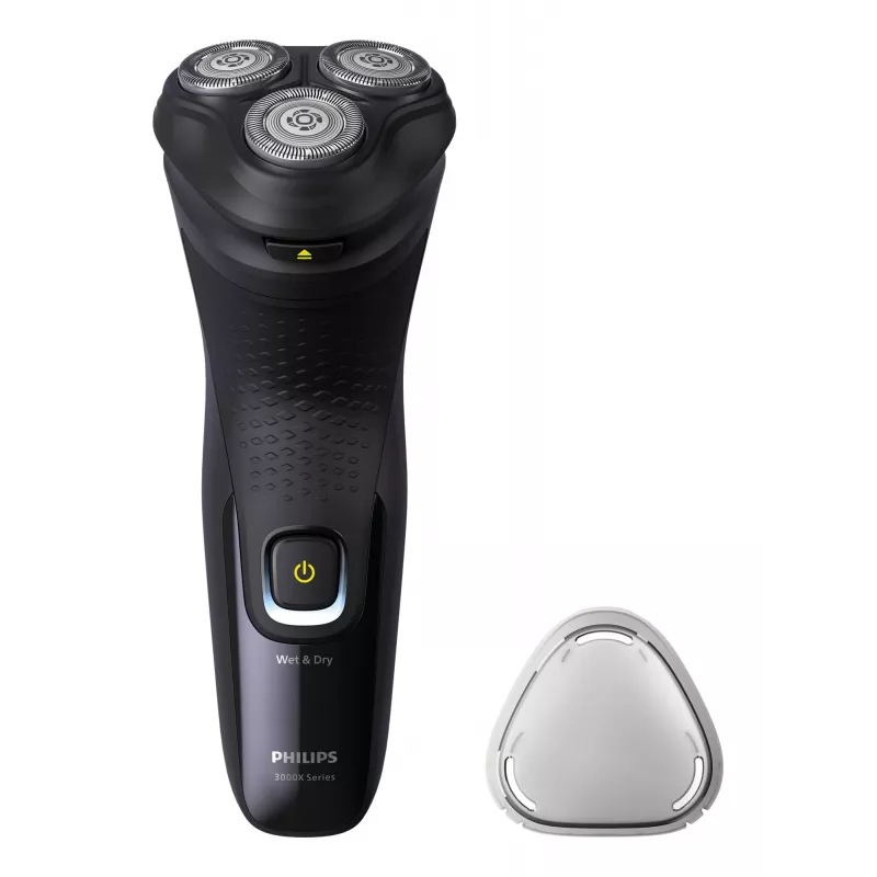 Philips X3021/00 vyrų skustuvas Rotacinis skustuvas Trimeris Juoda