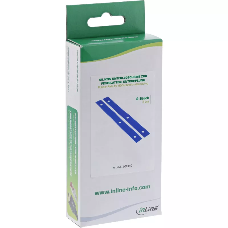 InLine guminiai bėgeliai HDD vibracijai slopinti, 2 vnt. InLine 00244C