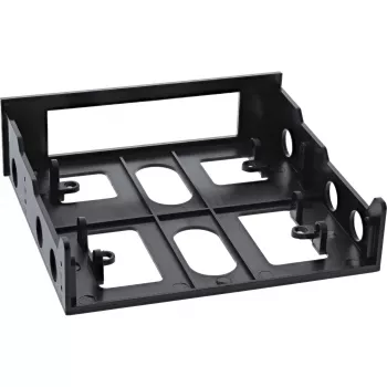 Priekinė panelė InLine 03700B Diskelių įrenginio montavimo rėmelis su varžtais, juoda